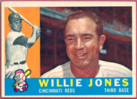1960 Topps Baseball Card  #289 Willie Jones