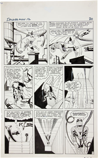 The Amazing Spider-Man Page #17 from Issue #12 Original Art by Steve Ditko (American, 1927-)