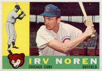 1960 Topps Baseball Card  #433 Irv Noren