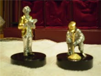 America's Legendary Heroes Sculptures Statues Collection   (Franklin Mint, 1976)
