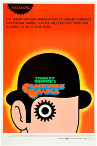 A CLOCKWORK ORANGE   Original American One Sheet   (Warner Brothers, 1972)