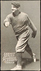 1914 Zeenut Pacific Coast League Baseball Card  (E137)  #46 Fleharty