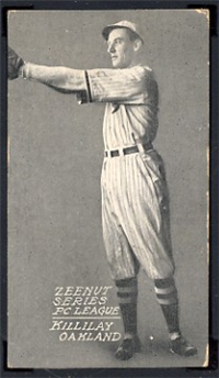 1914 Zeenut Pacific Coast League Baseball Card  (E137)  #73 Killilay