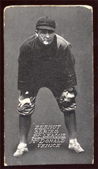 1914 Zeenut Pacific Coast League Baseball Card  (E137)  #91 McDonald