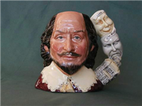 Royal Doulton The Shakespearean Collection William Shakespeare Character/Toby Jug D7136