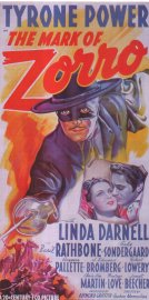THE MARK OF ZORRO American One Sheet   (20th Century Fox, 1940)