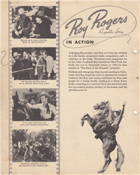 Roy Rogers Dixie Cup Premium (Republic Pictures, c. 1940)