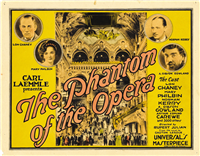 THE PHANTOM OF THE OPERA    Original American Title Lobby Card    (Universal, 1925) 