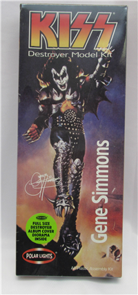 GENE SIMMONS FROM KISS Plastic Model Kit  (Polar Lights #5054, 1998)