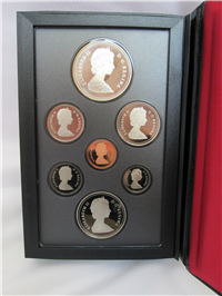 7 Coin Proof Set (Royal Canadian Mint, 1986)