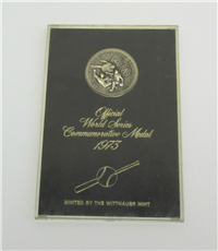 The Official World Series Commemorative Medal   (Wittnauer Mint, 1973)