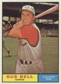 1961 Topps Baseball Card #215 Gus Bell