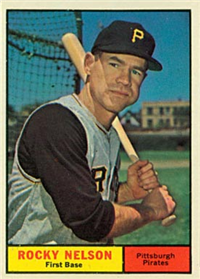 1961 Topps Baseball Card #304 Rocky Nelson