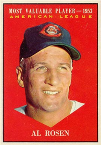 1961 Topps Baseball Card #474 Al Rosen