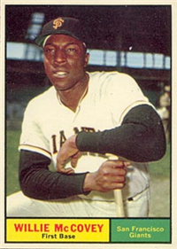 1961 Topps Baseball Card #517 Willie McCovey