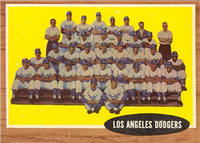 1962 Topps Baseball Card #43 Los Angeles Dodgers