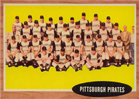 1962 Topps Baseball Card #409 Pittsburgh Pirates