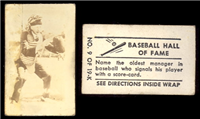 1948 Topps Magic Photo Baseball Card #9 Connie Mack