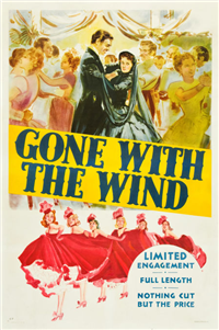 GONE WITH THE WIND American One Sheet   (MGM, 1940)