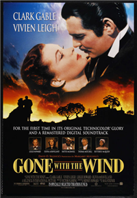 GONE WITH THE WIND American One Sheet   (MGM, 1980)