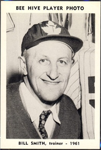 1961 Bee Hive Starch Toronto Maple Leafs Baseball Card #21 Bill Smith