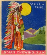 (R73)   1933  Goudey Indian Chewing Gum Card #16    Chief of the Omaha Tribe