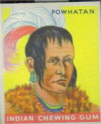 (R73)   1933  Goudey Indian Chewing Gum Card #31    Powhatan