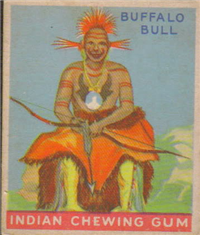 (R73)   1933  Goudey Indian Chewing Gum Card #36    The Buffalo Bill