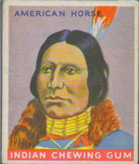(R73)   1933  Goudey Indian Chewing Gum Card #43    American Horse