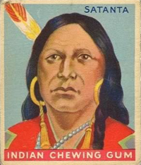 (R73)   1933  Goudey Indian Chewing Gum Card #45    Santana