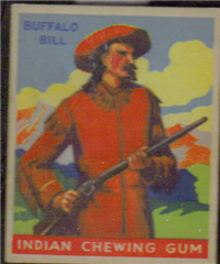 (R73)   1933  Goudey Indian Chewing Gum Card #60    Buffalo Bill