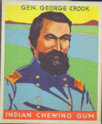 (R73)   1933  Goudey Indian Chewing Gum Card #62    General George Crook