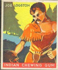 (R73)   1933  Goudey Indian Chewing Gum Card #66    Joe Logston