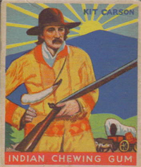 (R73)   1933  Goudey Indian Chewing Gum Card #68    Kit Carson