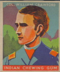 (R73)   1933  Goudey Indian Chewing Gum Card #69    Col. William Crawford