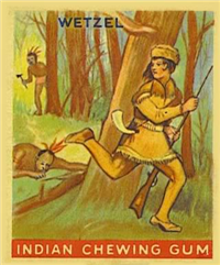 (R73)   1933  Goudey Indian Chewing Gum Card #74    Lewis Wetzel