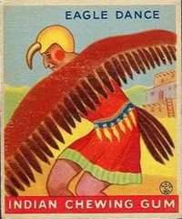 (R73)   1933  Goudey Indian Chewing Gum Card #85    Eagle Dance