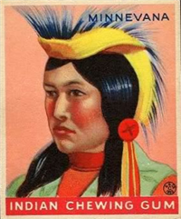(R73)   1933  Goudey Indian Chewing Gum Card #94    Minnevana