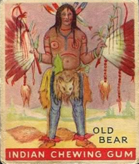 (R73)   1933  Goudey Indian Chewing Gum Card #99    Old Bear