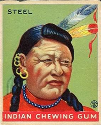 (R73)   1933  Goudey Indian Chewing Gum Card #103    Steel