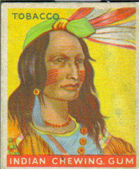 (R73)   1933  Goudey Indian Chewing Gum Card #123    Tobacco