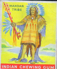 (R73)   1933  Goudey Indian Chewing Gum Card #150    Chief of the Mandan Tribe