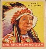(R73)   1933  Goudey Indian Chewing Gum Card #192    Chief Red Cloud
