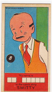 (R757)   1949  James O. Welch Sugar Daddy Candy Card #8   Smitty