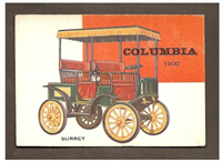 (R714-24)  1954 Topps World On Wheels Gum Card #40 Columbia Surrey 1900 