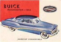 (R714-24)  1954 Topps World On Wheels Gum Card #99 Buick Roadmaster 1953 