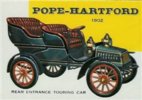 (R714-24)  1954 Topps World On Wheels Gum Card #154 Pope Hartford 1902 