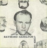 (R37)  1937 CRIME DID NOT PAY Gum Card    Raymond Hamilton