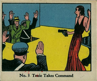 (R41) 1937 Walter H. Johnson DICK TRACY Caramels Card #3   Texie Takes Command