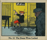 (R41) 1937 Walter H. Johnson DICK TRACY Caramels Card #32   The Doors Were Locked